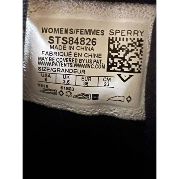 Sperry Saltwater 2-eye Leather Black Duck Boots Ankle Rain Boots Women’s Size 6 - Picture 6 of 6